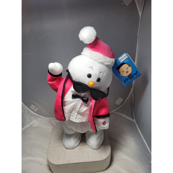Gemmy Dancing SNOWMAN Gangnam Style Animated Musical Christmas RARE 2013 - Picture 1 of 8